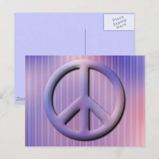 Friedenspostkarte Postkarte (Vorne/Hinten)