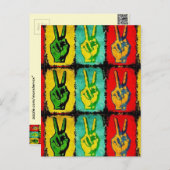 Friedenspostkarte Postkarte (Vorne/Hinten)