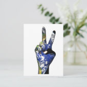 Friedenspostkarte Postkarte (Stehend Vorderseite)