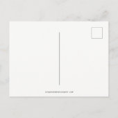 FRIEDENSPRAIER VON ST. FRANCIS BLACK & WHITE POSTKARTE (Rückseite)