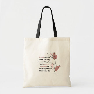 Friedenspräsens-Moment-Ästhetik-Tasche Tragetasche