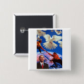 Friedenspräsident Button (Vorne & Hinten)