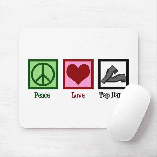 Friedensprozess-Liebe Ansteche Tanz Mousepad (Mit Mouse)