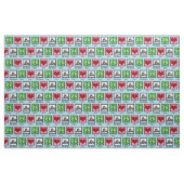 Friedensprozess-Liebe Ansteche Tanz Stoff (Fat Quarter (45,7 x 55,9 cm))