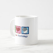 Friedenspsychologie Liebe Kaffeetasse (Vorderseite Links)