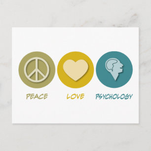 Friedenspsychologie Liebe Postkarte