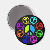 FRIEDENSRAD MAGNET (Vorderseite/Rückseite)
