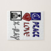 FRIEDENSRADIOLOGIE LIEBE PUZZLE (Horizontal)
