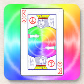 Friedensregeln - getränkeuntersetzer (Vorderseite)