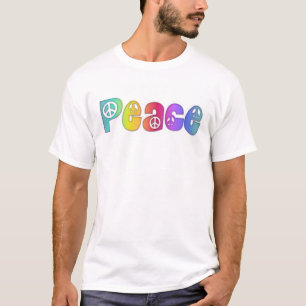 Friedensregenbogen färbt T - Shirt, S M L XL 1X 2 T-Shirt