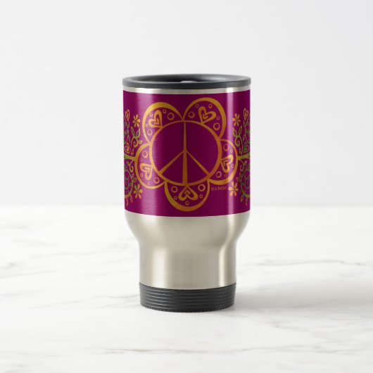 FRIEDENSreise-Tasse Reisebecher (Mittel)