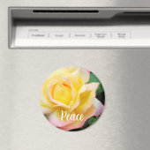 Friedensrosen-Foto Magnet (In Situ (Geschirrspüler))