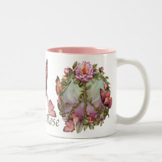 FriedensRosen-Tasse Zweifarbige Tasse