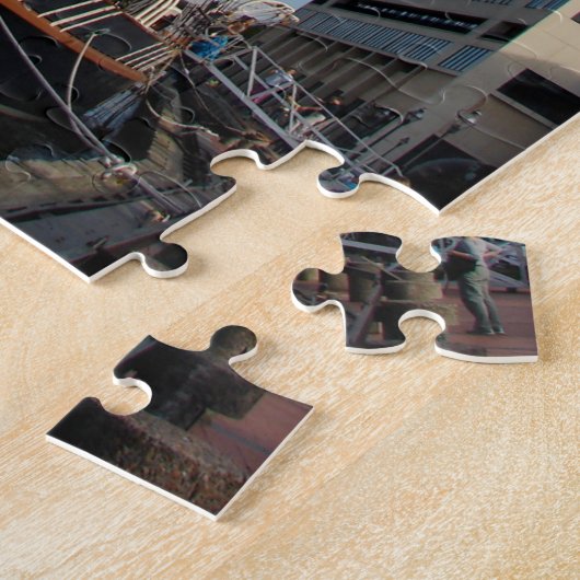 Friedensschaffende Tallschiff in Savannah GA veran Puzzle (Seite)