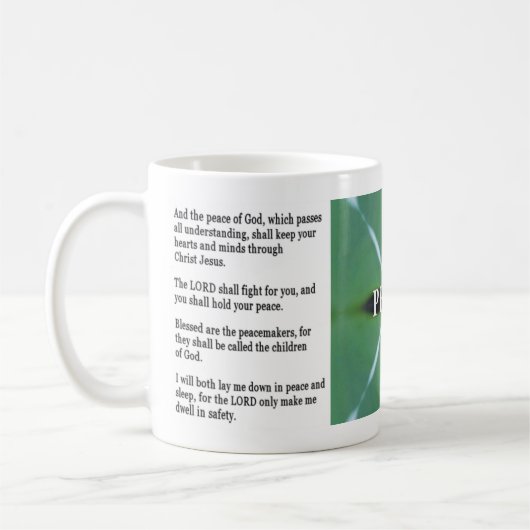 Friedensschale Kaffeetasse (Links)