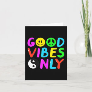 FRIEDENSSCHILD LIEBE 60er 70er Groovy Hippie-Kostü Karte