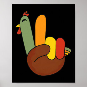 Friedensschild Türkei Hand Funny Erntedank Match Poster