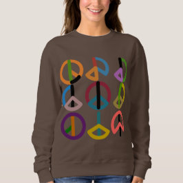 Friedensschlag/das grundlegende Sweatshirt der