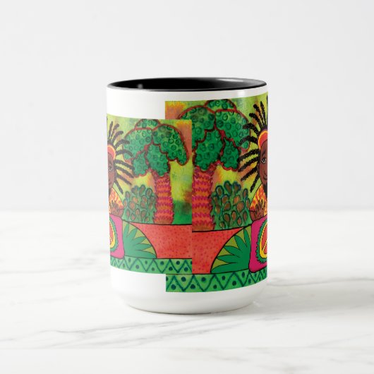 Friedensschlagzeuger Tasse (Zentrum)