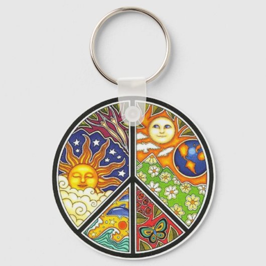 FRIEDENSSchlüsselanhänger Schlüsselanhänger (Vorderseite)