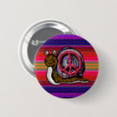 Friedensschnecke Button (Vorne & Hinten)