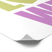 Friedensschreibweise Liebe Poster (Ecke)