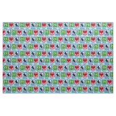 Friedensschweißen der Liebe Stoff (Fat Quarter (45,7 x 55,9 cm))