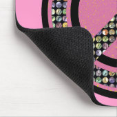 FRIEDENSSEQUINED ROSA MOUSEPAD (Ecke)