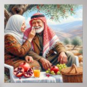 FriedensShades | Altes palästinensisches Paar Poster (Vorne)