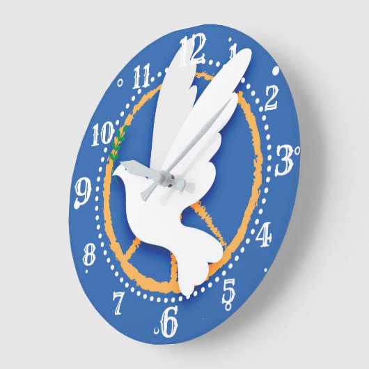 Friedenssicherung Große Wanduhr (Winkel)