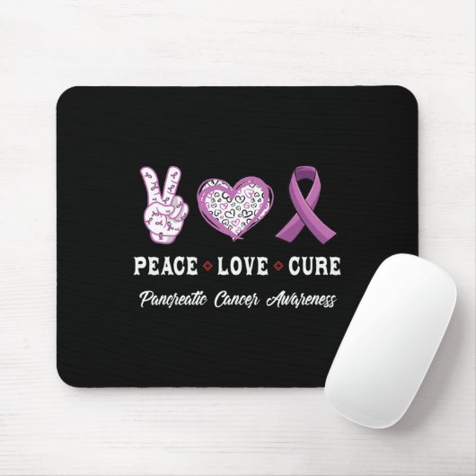 Friedenssicherung Liebe heilen Bauchspeicheldrüsen Mousepad (Mit Mouse)