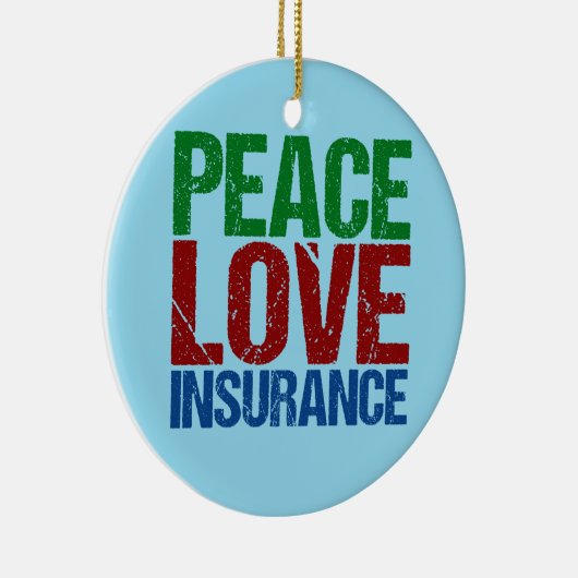 Friedenssicherung - Liebe Keramikornament (Rechts)