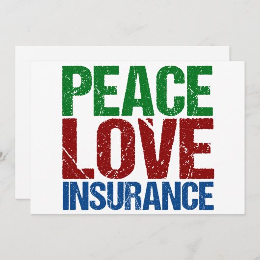 Friedenssicherungsgesellschaft Liebe Feiertagskarte (Vorne/Hinten)