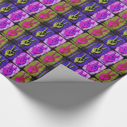 Friedenssicherungspapier Geschenkpapier (Ecke)