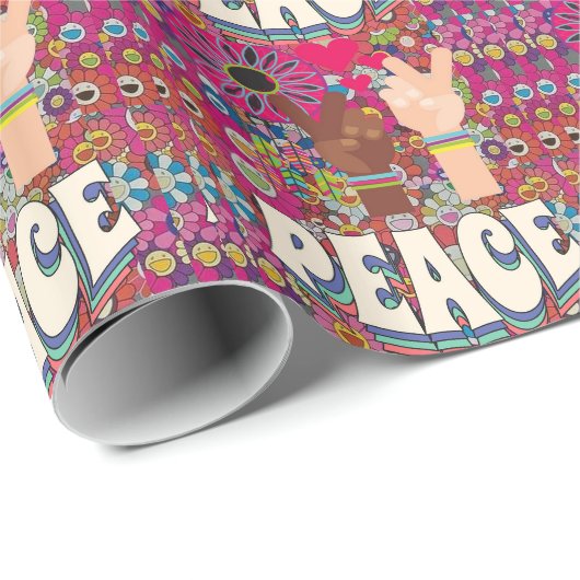 Friedenssicherungspapier Geschenkpapier (Rolleneckpunkt)