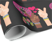 Friedenssicherungspapier Geschenkpapier (Rolleneckpunkt)