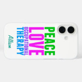 Friedenssicherungstherapie - Personalisierte Liebe Case-Mate iPhone Hülle (Rückseite (Horizontal))