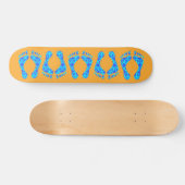 FRIEDENSSIGN FEET SKATEBOARD (Horizontal)
