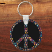 Friedensskulpturen Schlüsselanhänger (Rückseite)