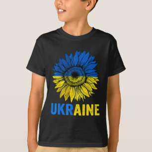 Friedenssonnenblume Ukrainische Flagge Ukraine Lie T-Shirt