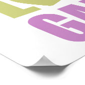 Friedensspiele Liebe Poster (Ecke)