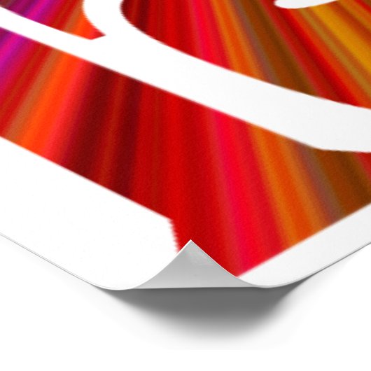 Friedenssprache Poster (Ecke)