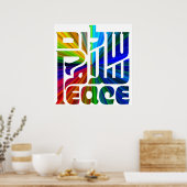 Friedenssprache Poster (Küche)