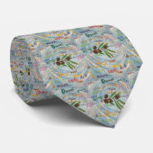 "Friedenssprache - Version 2" feine Kunst-Krawatte Krawatte (Gerollt)