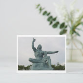 Friedensstatue Postkarte (Stehend Vorderseite)
