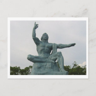 Friedensstatue Postkarte