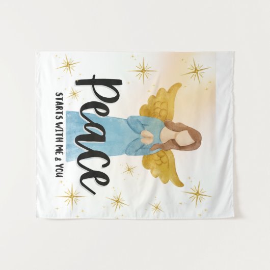 FRIEDENSSTEUER WANDTEPPICH (Vorderseite (Horizontal))