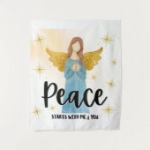 FRIEDENSSTEUER WANDTEPPICH (Vorderseite)