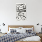 Friedensstift des Irokesen Leinwanddruck (Insitu (Schlafzimmer))