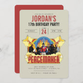 Friedensstifter der Serie - Einladung zum Geburtst (Vorne/Hinten)